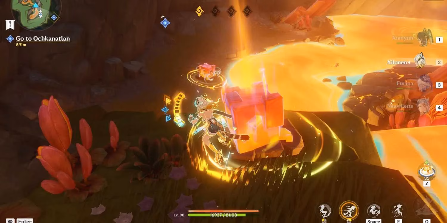 my-wild-ride-through-genshin-s-furnace-of-fiery-embers-3-puzzle-image-1